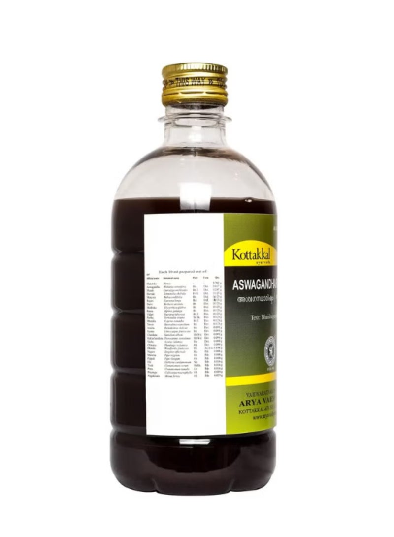 Kottakkal Ayurveda Aswagandharishtam | Classical Ayurvedic Herbal Tonic | Fermented Ashwagandha Formula for Strength & Vitality | Internal Use - Image 4